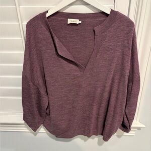 The Reset Purple Knit Sweater
